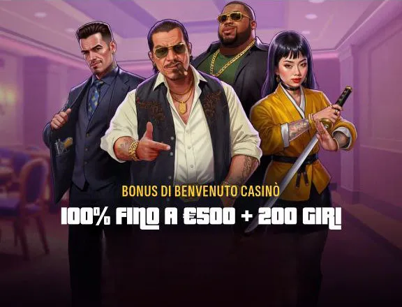 Offerta di benvenuto esclusiva per i nuovi iscritti al casinò MafiaCasino